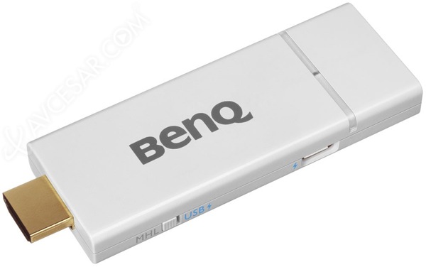 Le QCast de BenQ permet de diffuser sans fil les photos et films depuis un Smartphone ou une tablette Android vers un téléviseur ou un vidéoprojecteur