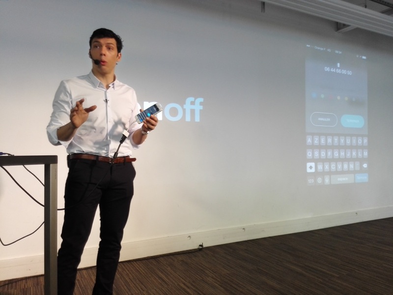 Taïg Khris présente le concept de sa Société onoff telecom