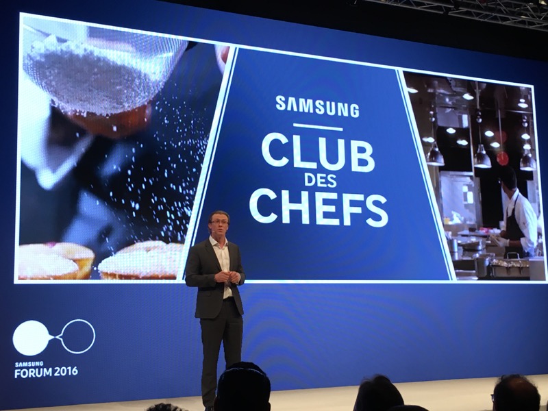 Samsung s'est associé avec le Club des Chefs pour animer son département cuisine